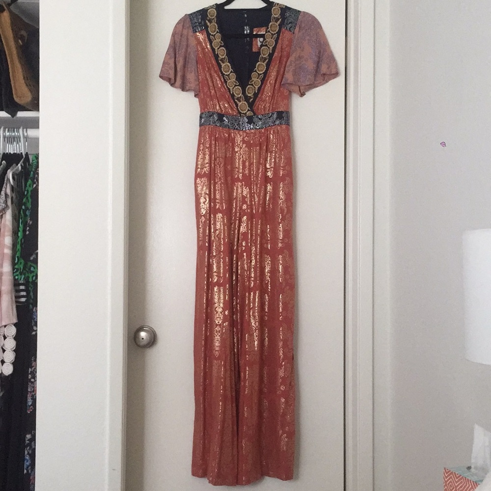 *BLOWOUT*LIKE NEW* Anthropologie Printed Jumpsuit